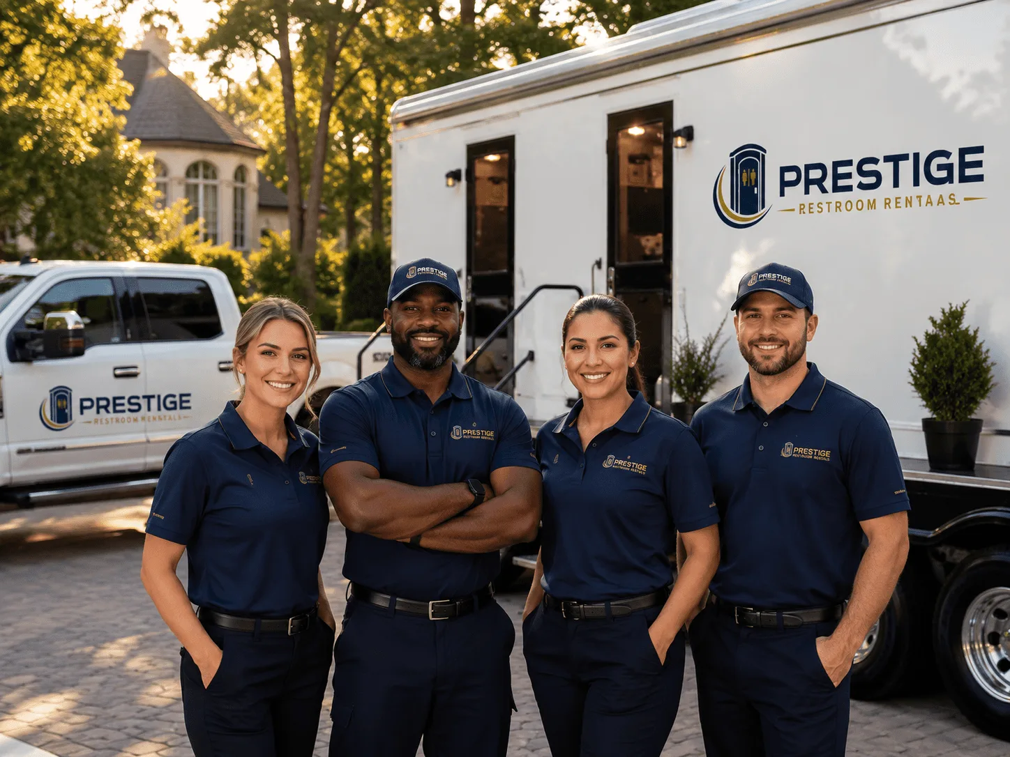 Trusted Luxury Portable Restrooms company in Rayland, OH